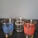 Suite de 6 verres granités