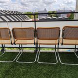 Set of 4 Cesca B32 chairs by Marcel Breuer