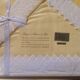 Old yellow and white lace bedding set from the Duchesse brand, 100% cotton