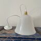 Vintage suspension in electrified white opaline to nine
