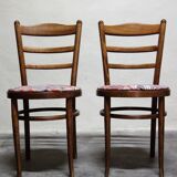 Paire de chaises bistro Baumann vintage