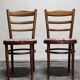 Pair of vintage Baumann bistro chairs