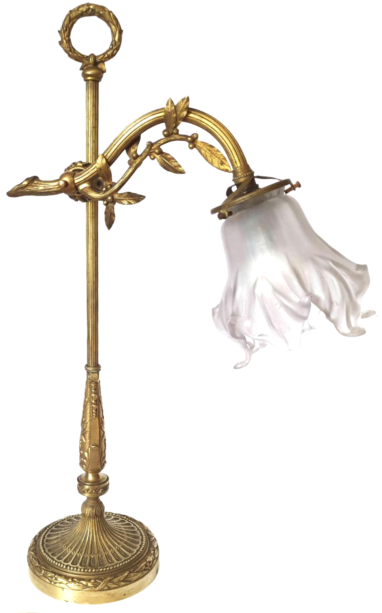 Watchmaker's lamp in bronze late nineteenth early twentieth century