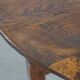 Round, folding antique 18th-century French wine/country table
