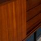 Vintage 20thc italian modular teak wall cabinet c.1960
