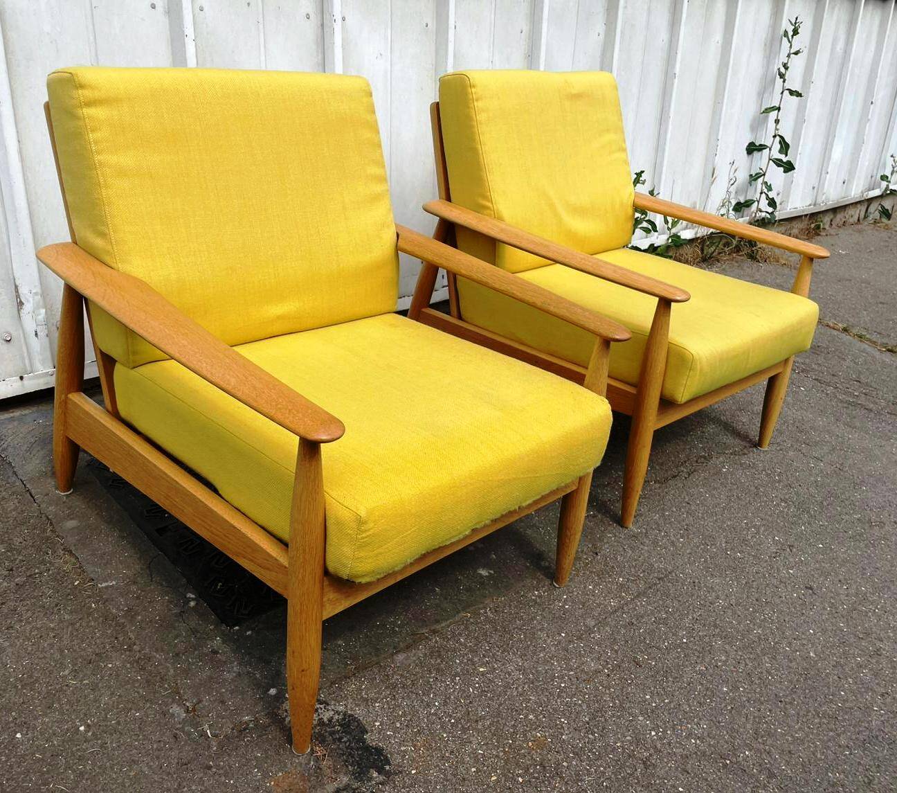 Paire de fauteuils scandinave Buzzy Space