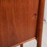 Midcentury Danish double sideboard RY-20 in teak by Hans Wegner for Ry Møbler