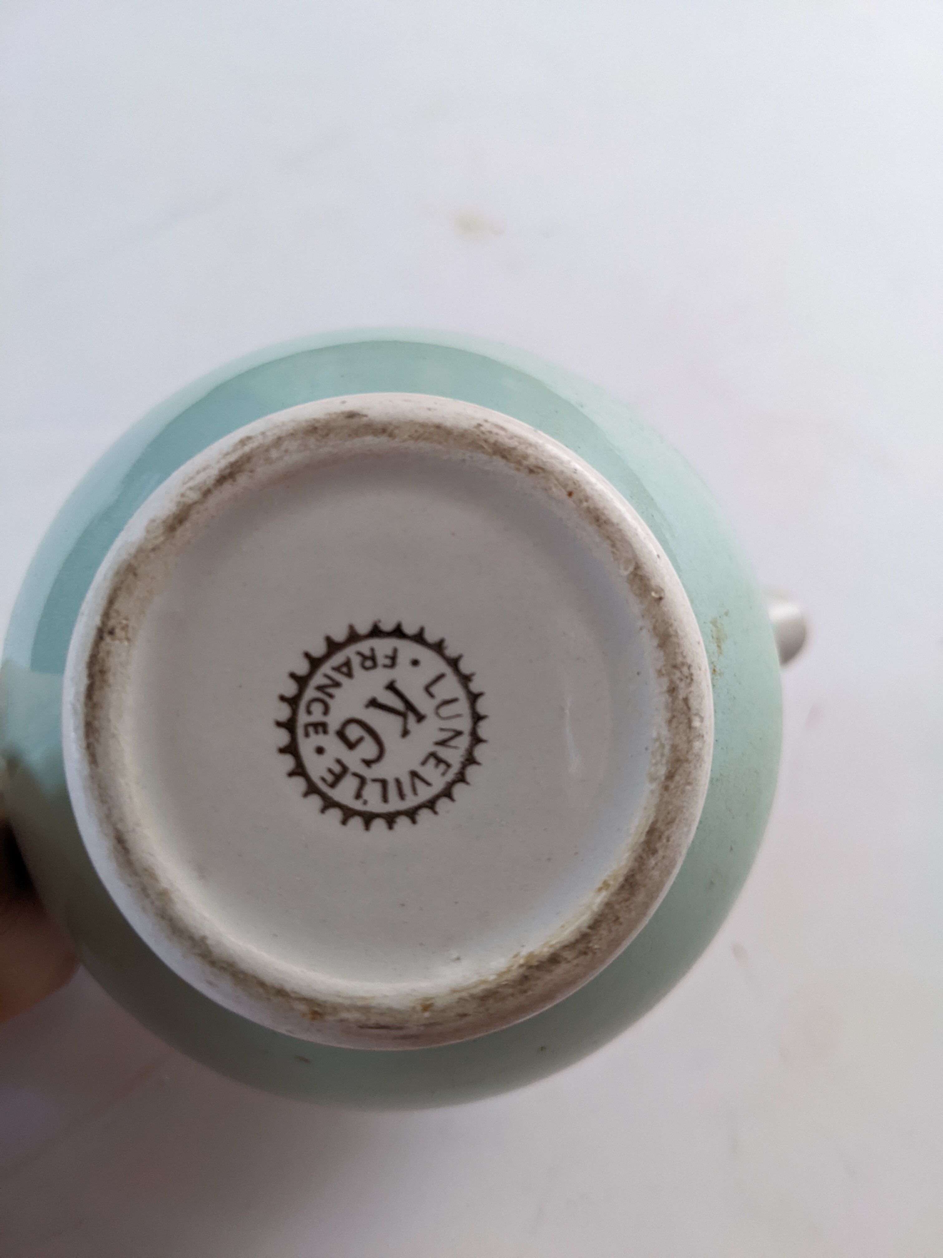 Cream pot with vintage coulis sauce Lunéville