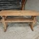 Old workbench side table bathroom furniture oak/beech 60x160cm
