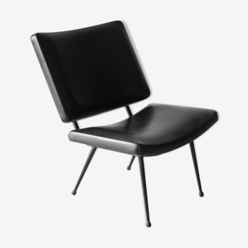Armchair design vintage 60s black