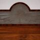 Double bed Art Deco – Rosewood, black lacquer and frosted glass – 1930s