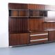 MODULAR SHELF ROSEWOOD ICO PARISI 1960s MIM ROMA PUBLISHER