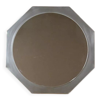 Miroir en inox vintage 1970