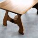 Brutalist dining table | vintage table | 50s | oak