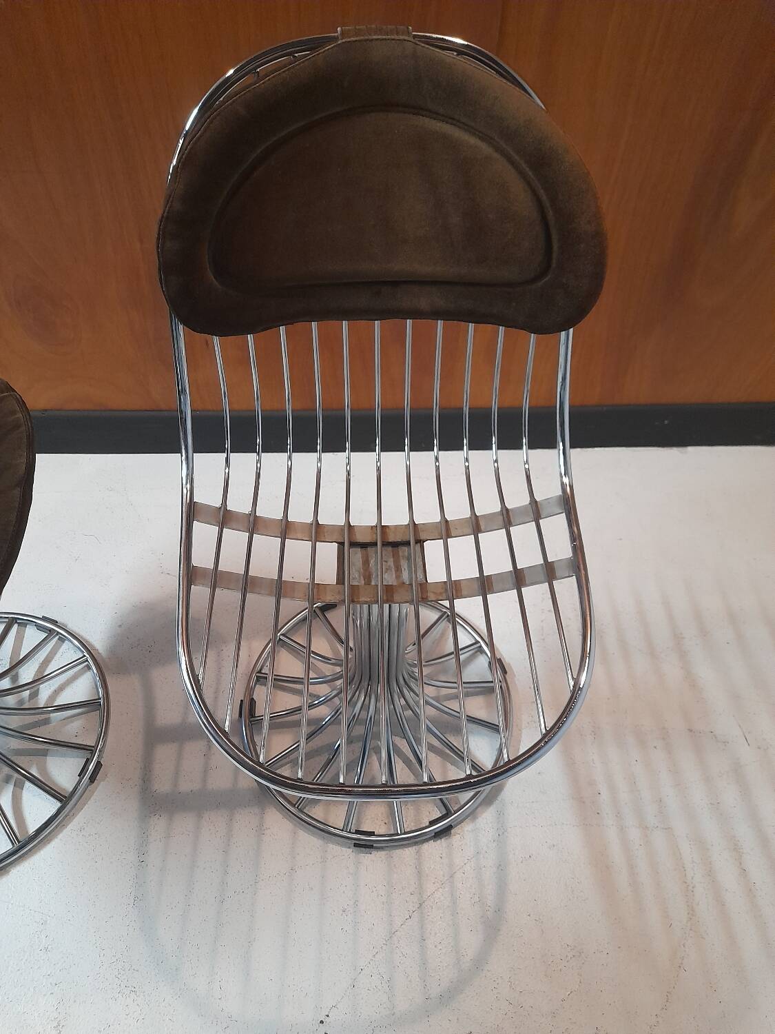 2 chaises Gastone Rinaldi modèle Margot années 60