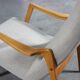 Scandinavian armchair danish feet years 50 compass
