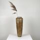 Vase en grès pyrité à décor de vagues scarifiées - Années 70