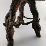 Brutalist stool tripod pied de vigne 60