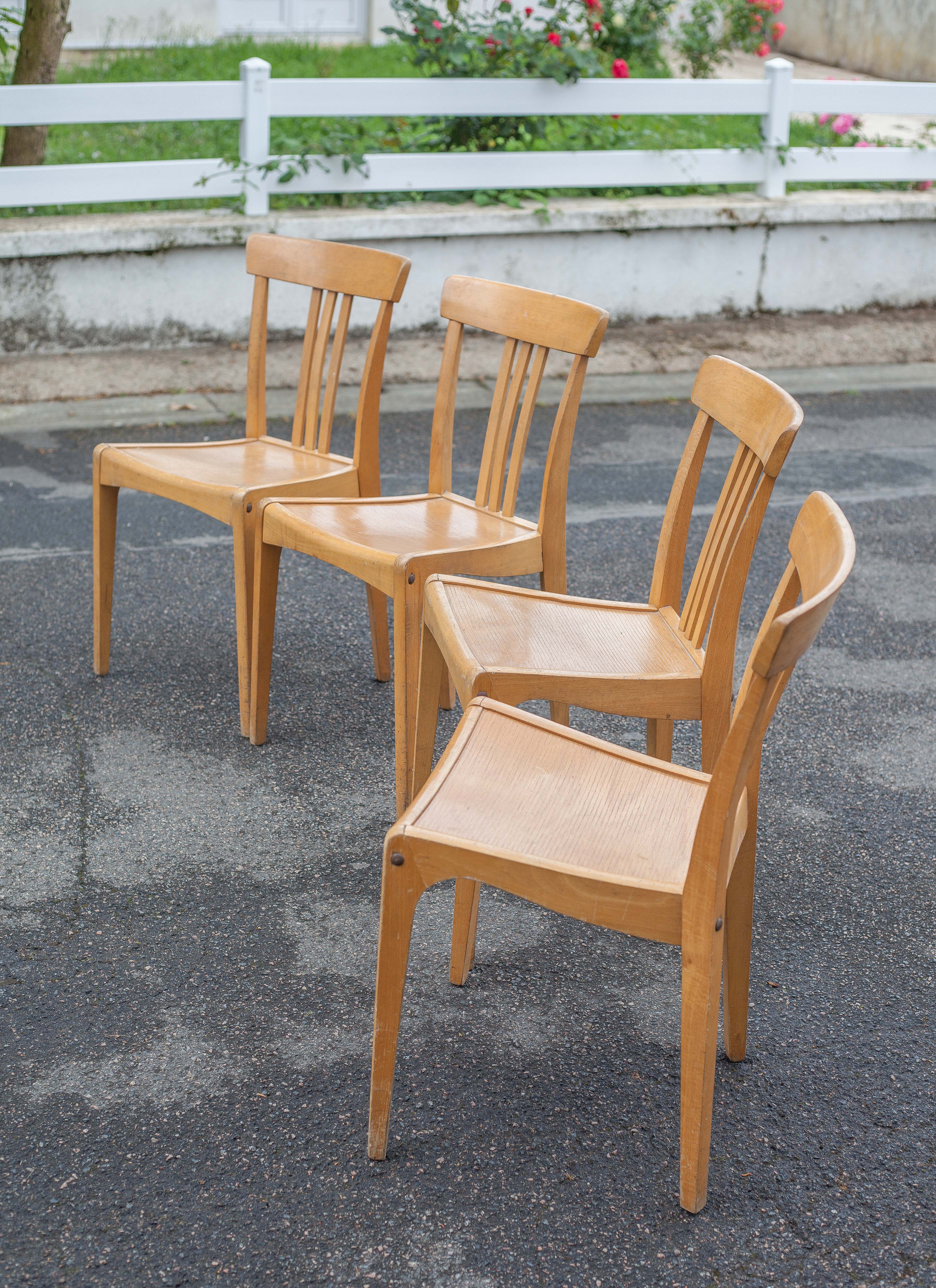 Set of 4 Stella Luterma chairs