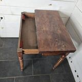 Old mahogany game table