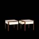 Pair of bedside tables by Florence Knoll, United States, 1960s