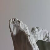 Biscuit porcelain vase, mid-20th century