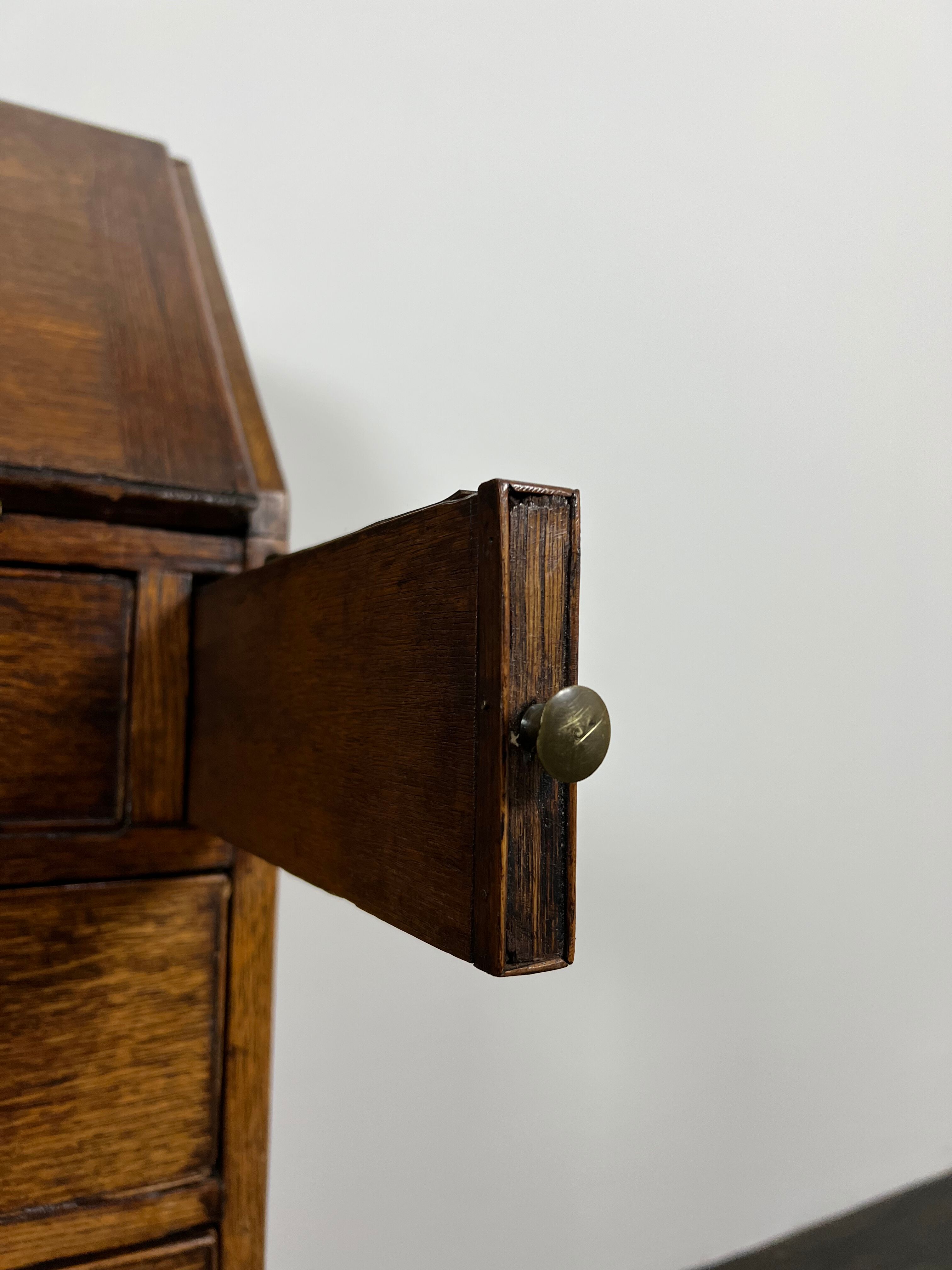 English oak writing desk