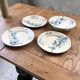 3 plates - 1 Longwy Iron Earth compotier