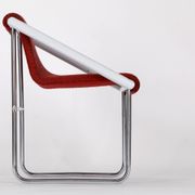 Czech tubular steel ladies armchair, 1960