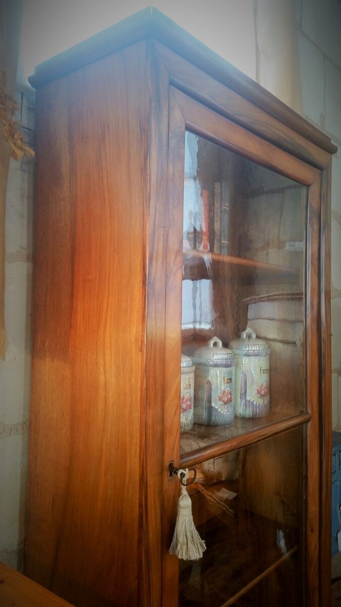 Showcase in Walnut late nineteenth