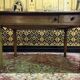 19th century walnut table/desk