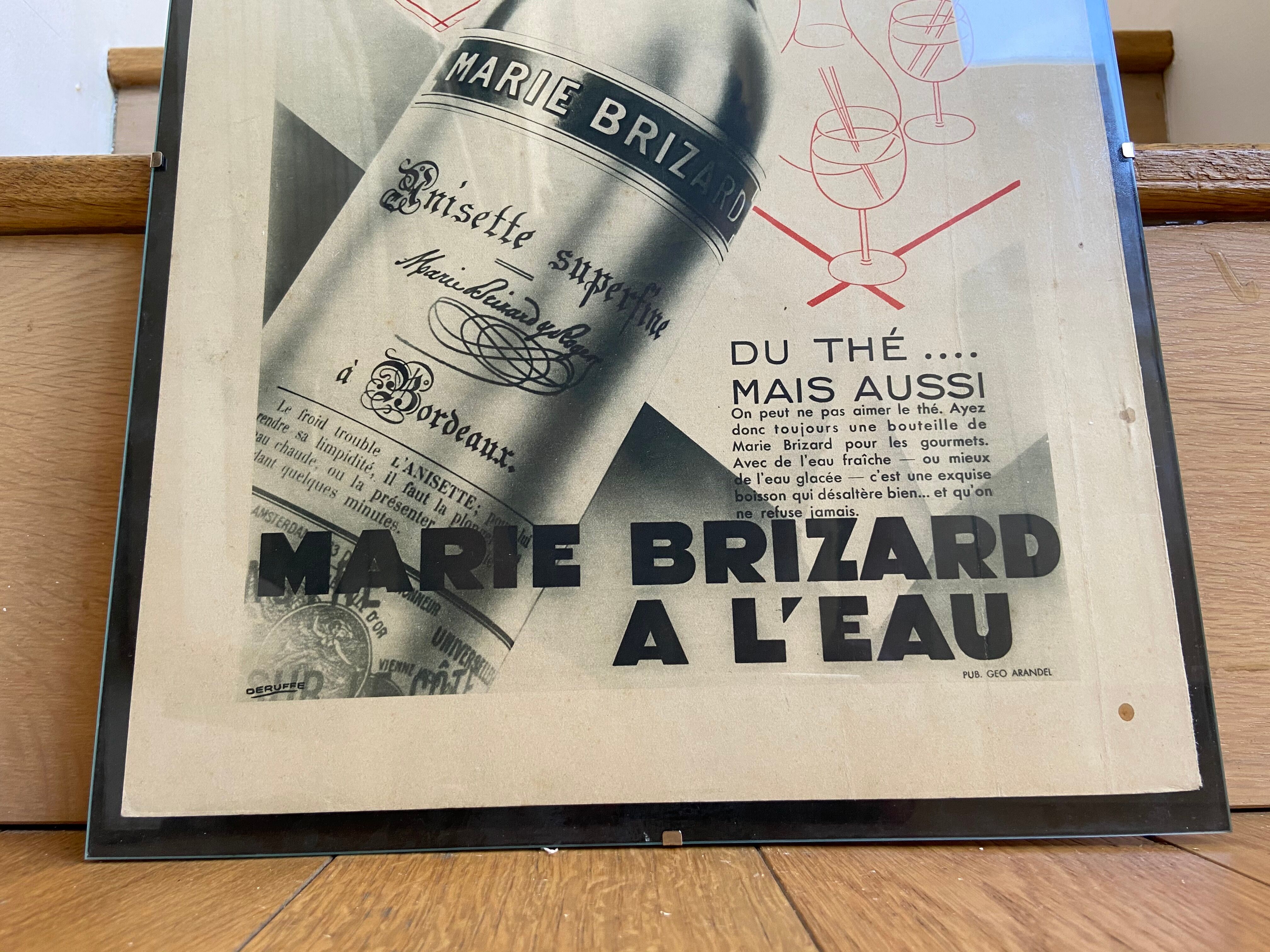 Advertising poster Marie Brizard July 9, 1932