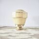 Clichy glass table lamp with a golden trim