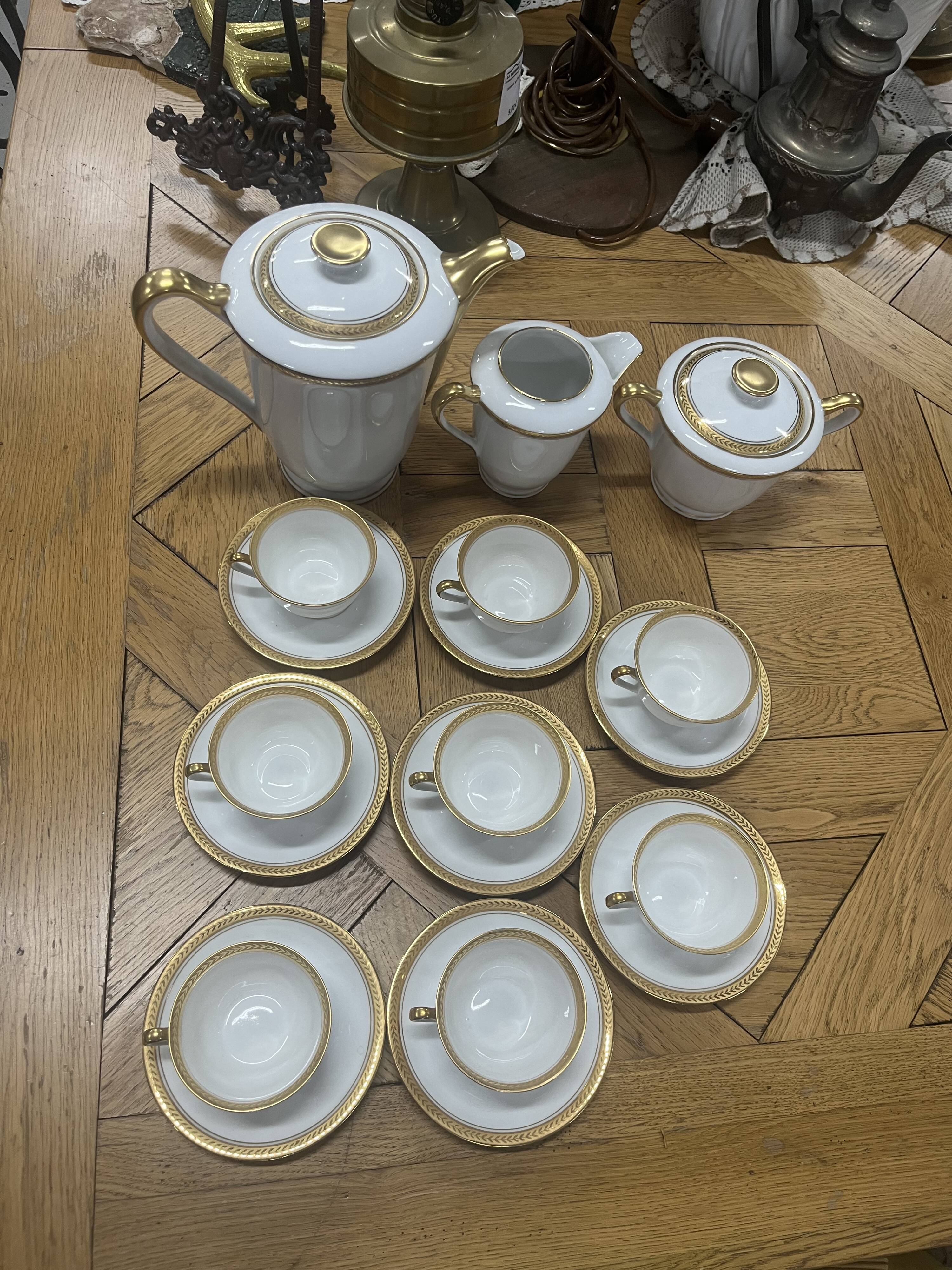 Limoges Poral coffee service