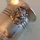 Medicis egg cup in silver metal