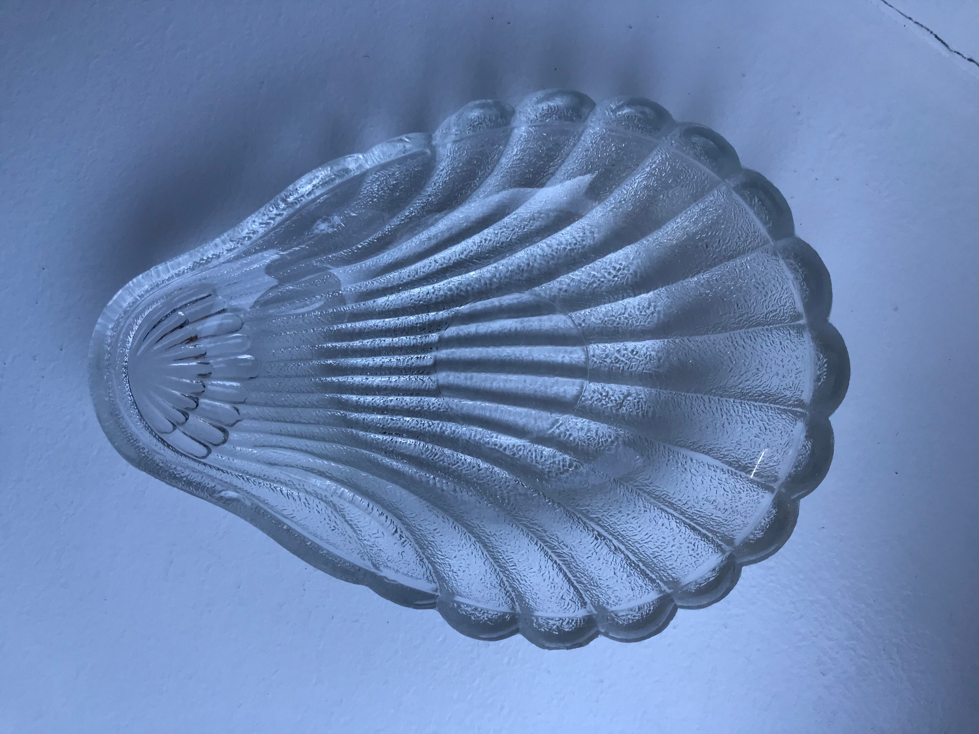 Set of 6 glass pockets 70s