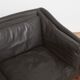 Scandinavian couch in leather and teak 1963