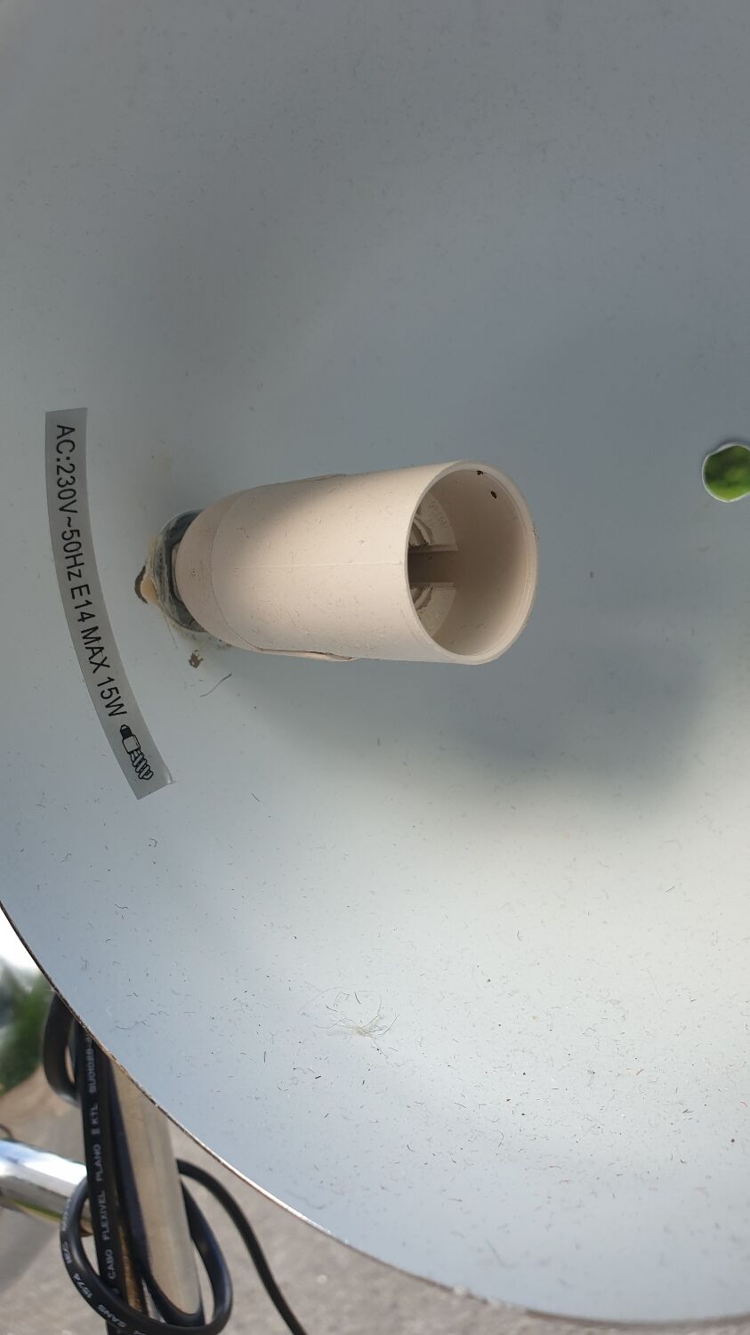 Paire de lampadaires space âge