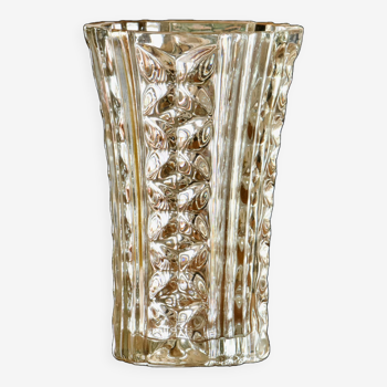 Large Reims crystal vase