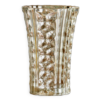 Large Reims crystal vase
