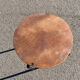 Wooden and metal workshop stool