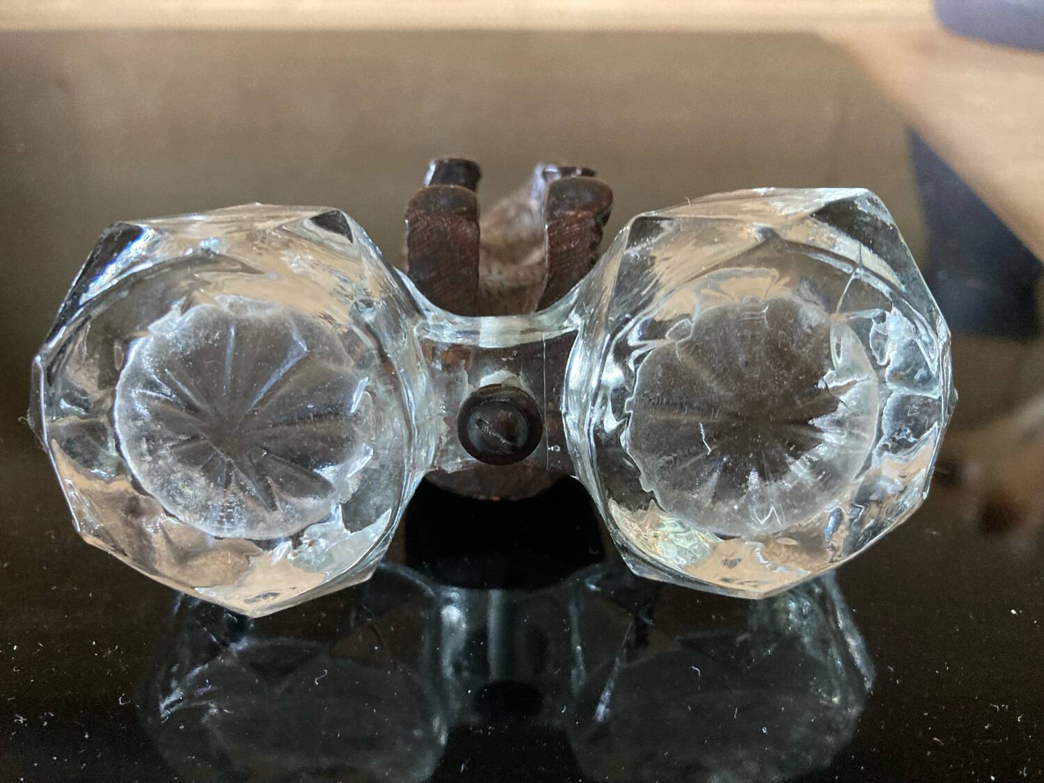 Salt and pepper little bear decoration