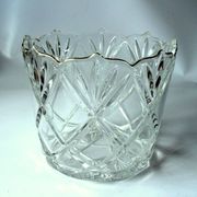 Ice bucket from the 1930s - made of heavy lead crystal glass