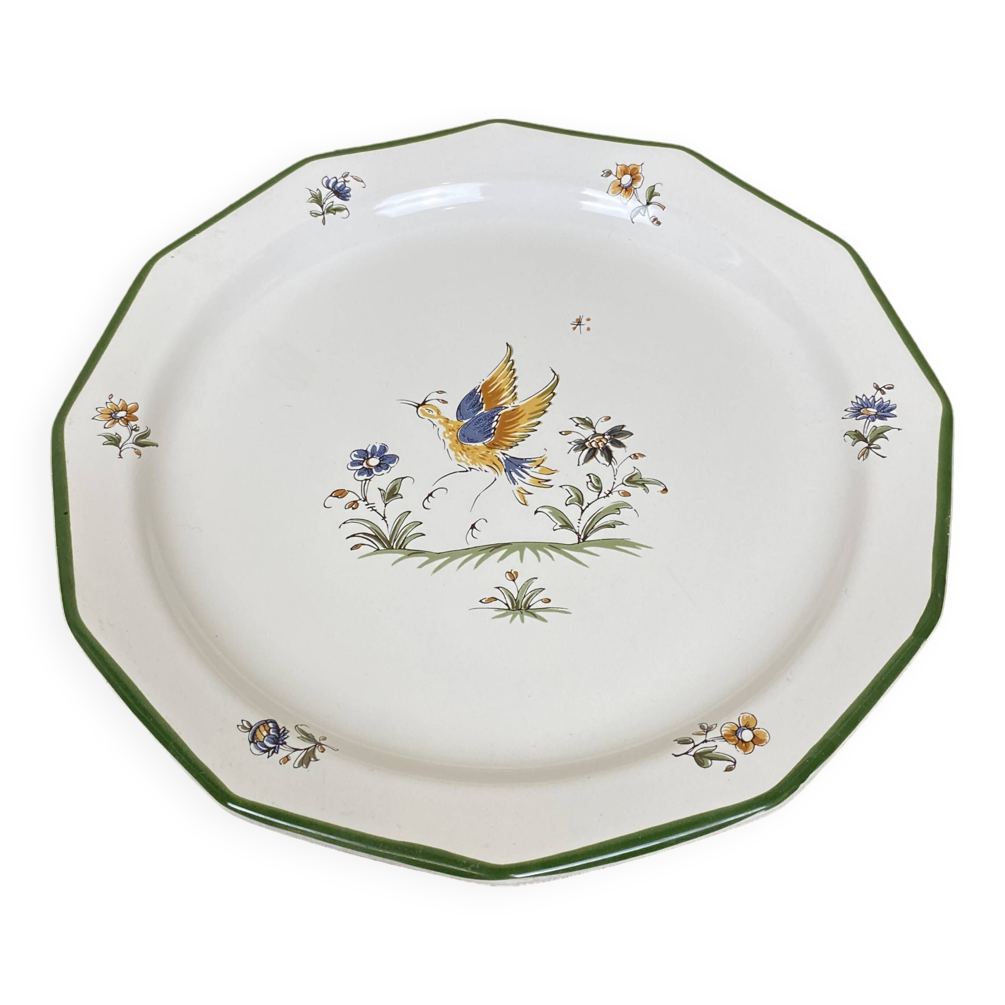 Large Bondil de Moustiers dish