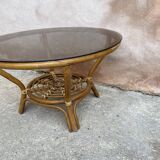 Rattan coffee table