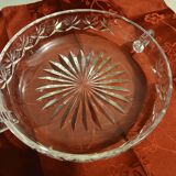 Signed Sèvres crystal dish