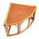 Rattan corner cabinet