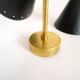 Pair of modern Italian wall sconces in Stilnovo style, wall lamp.