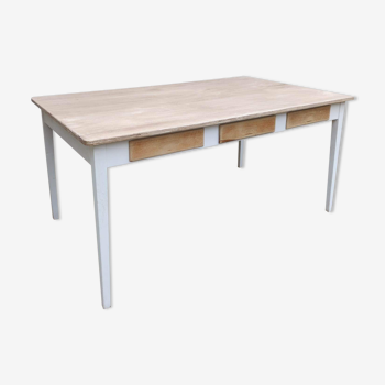 Table 6 tiroirs en bois