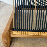 Vintage sixties record holder for 50 vinyls